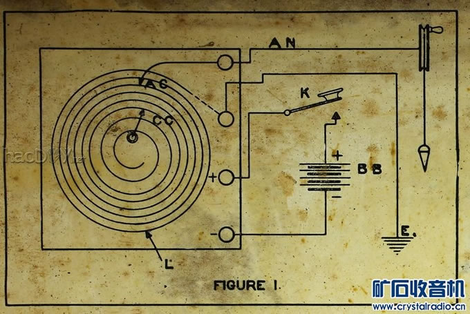 外电路图.jpg 1918年美国飞机BC-15A火花发报机试机成功