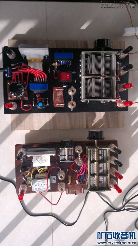 和旧版矿石机比较1 再做大环矿石收音机