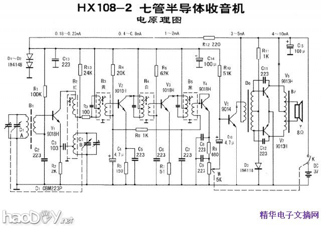 分立七管半导体收音机的制作