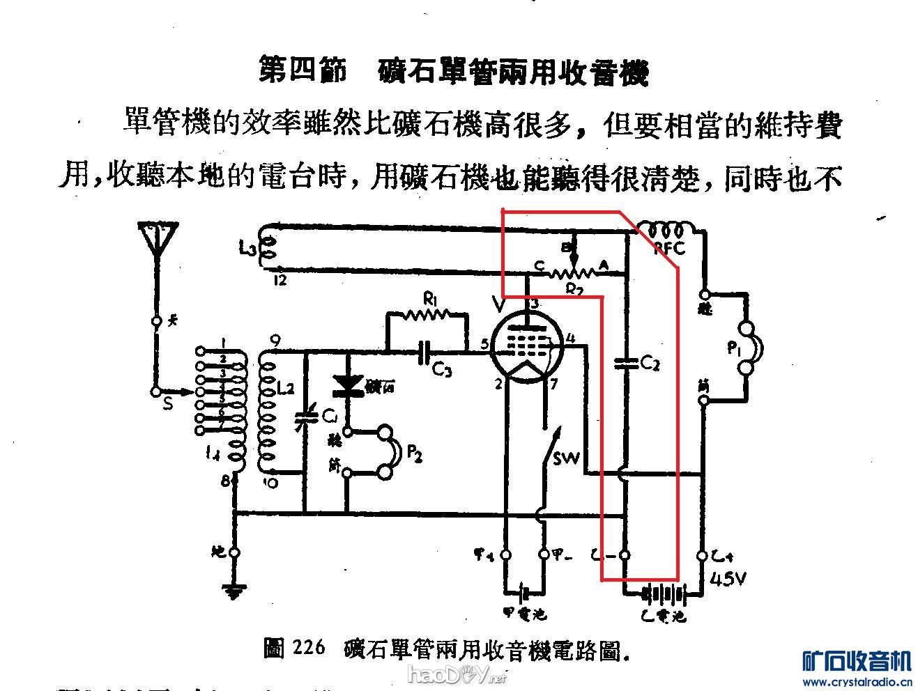 再生方式.jpg 再做2p2电子管单管收音机 附视频