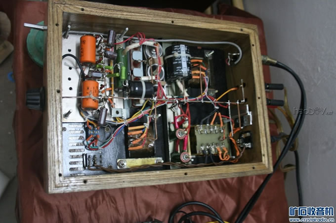 照片 7.jpg 花了点心思做的6N2推6P1电子管单端胆机功放