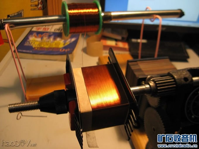 绕线.JPG diy的FU-7电子管单端胆机输出牛制作完成
