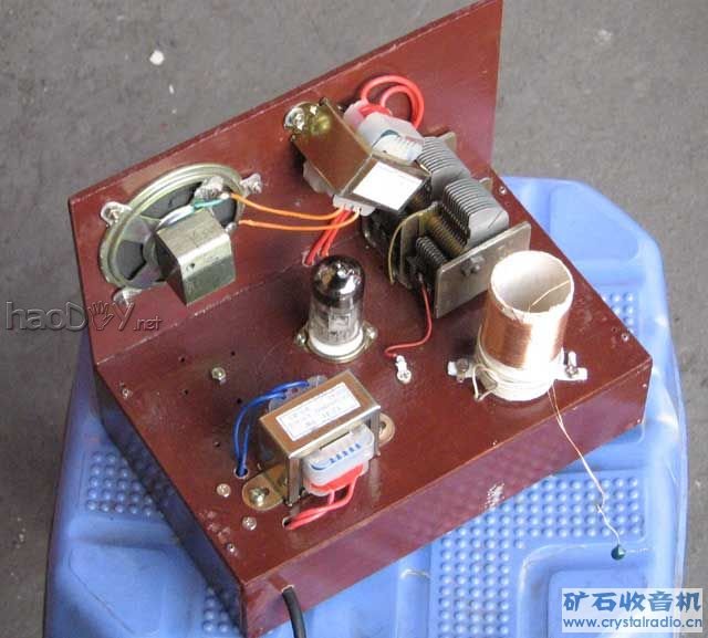 照片-001.jpg 实验6N1电子管中波再生收音机