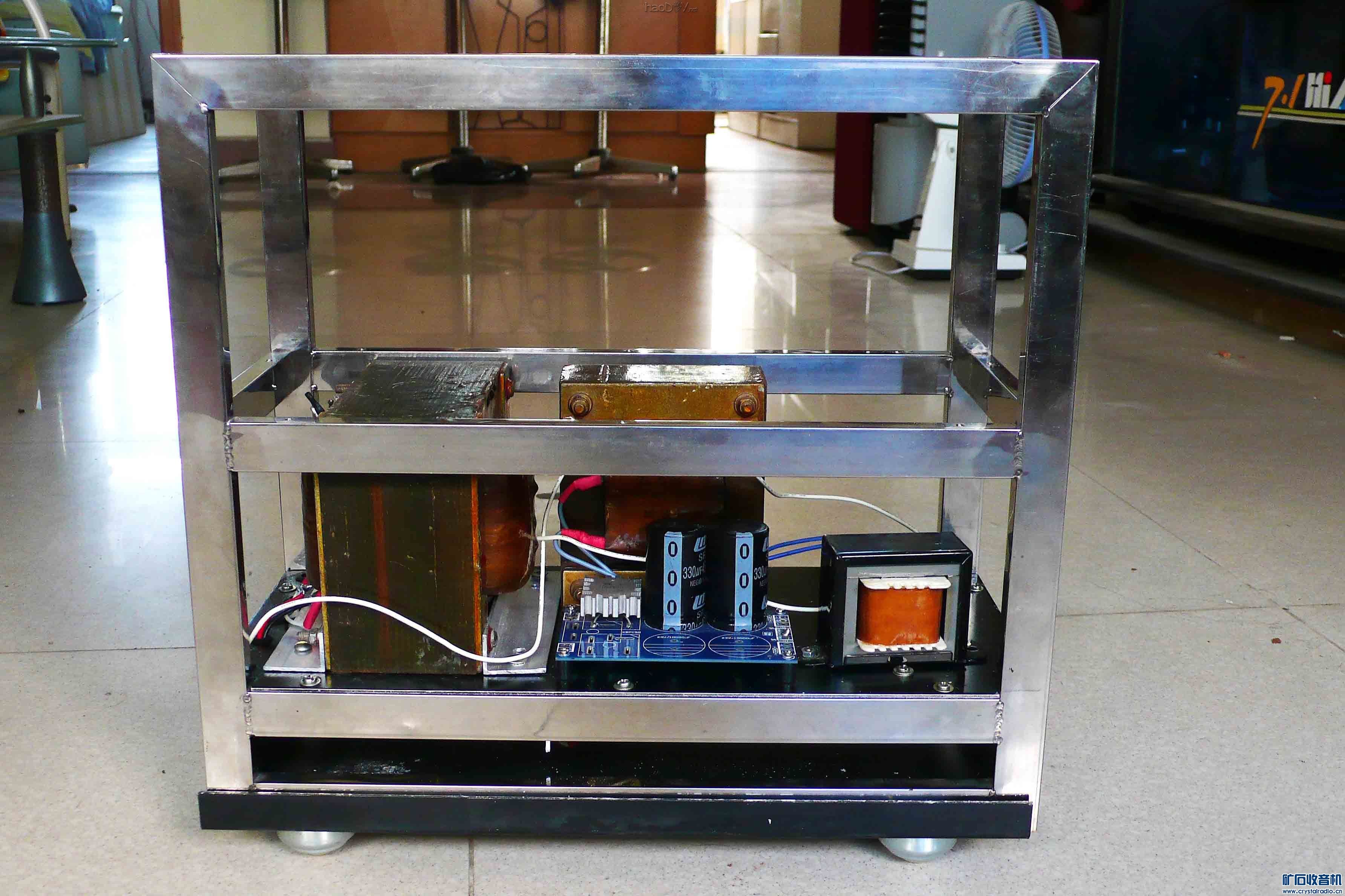 下面是高压部分和次高压 晒晒我的大胆FU33电子管胆机