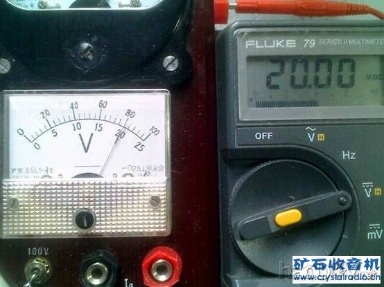 对比20V.jpg Diy收音机和功放常用电子管测试仪