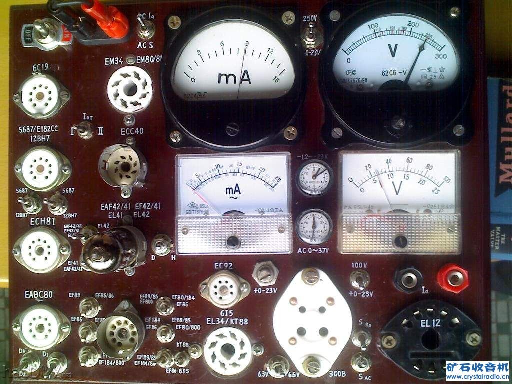 整机面板_1.jpg Diy收音机和功放常用电子管测试仪