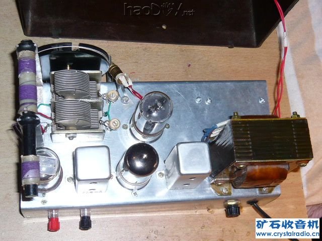 P1010934.JPG 春节假期的成绩 大八脚超外差三灯电子管收音机