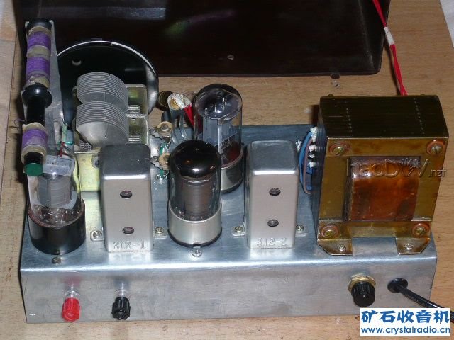 P1010936.JPG 春节假期的成绩 大八脚超外差三灯电子管收音机