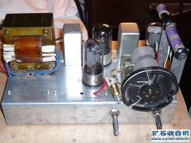 P1010935.JPG 春节假期的成绩 大八脚超外差三灯电子管收音机