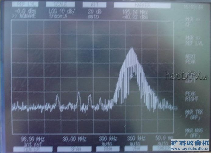频谱3.jpg 单灯6J1电子管FM调频收音头 附视频