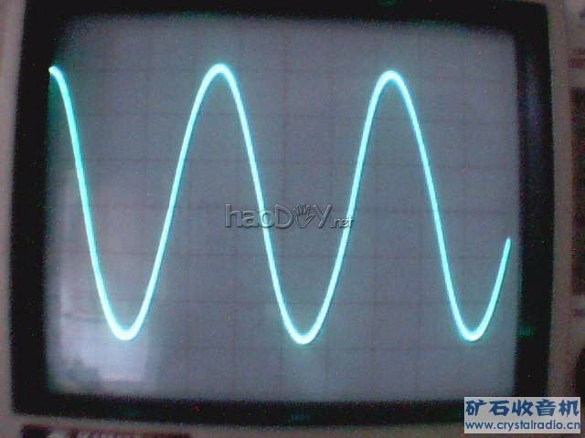 6N3_1001KHz.jpg 自制电子管信号发生器和LC谐振测试器