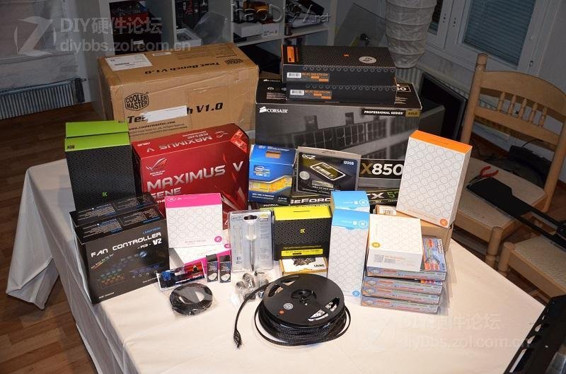 点击查看大图 红黑色的高端试验台 Test bench V2机箱改造