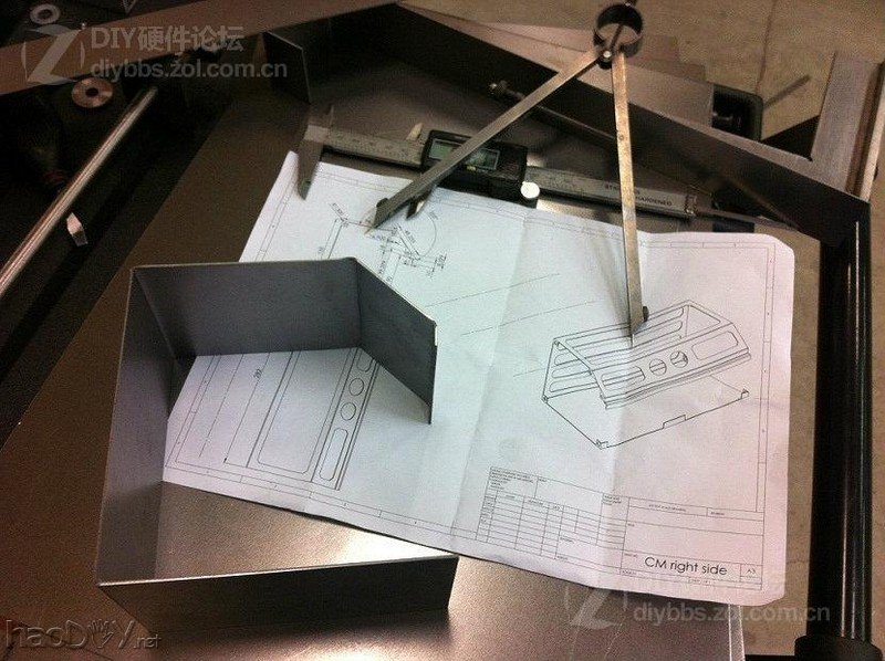 点击查看大图 红黑色的高端试验台 Test bench V2机箱改造