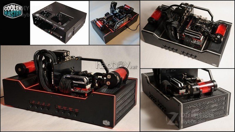 点击查看大图 红黑色的高端试验台 Test bench V2机箱改造