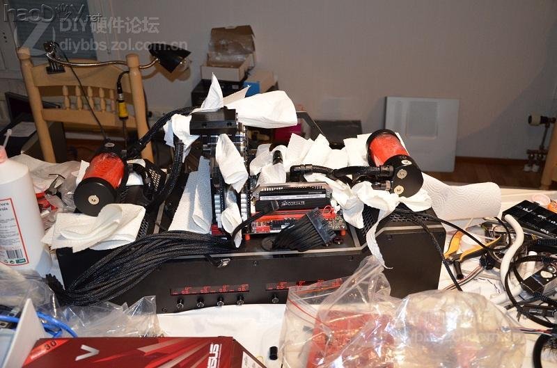 点击查看大图 红黑色的高端试验台 Test bench V2机箱改造