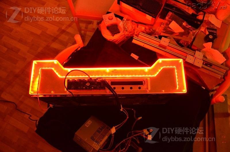 点击查看大图 红黑色的高端试验台 Test bench V2机箱改造