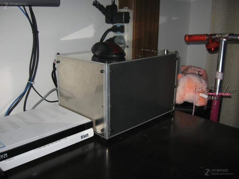 点击查看大图 全铝 全手工制作 标准电源硬盘 HTPC机箱