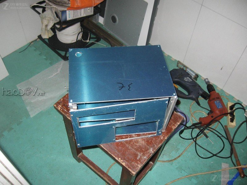 点击查看大图 全铝 全手工制作 标准电源硬盘 HTPC机箱