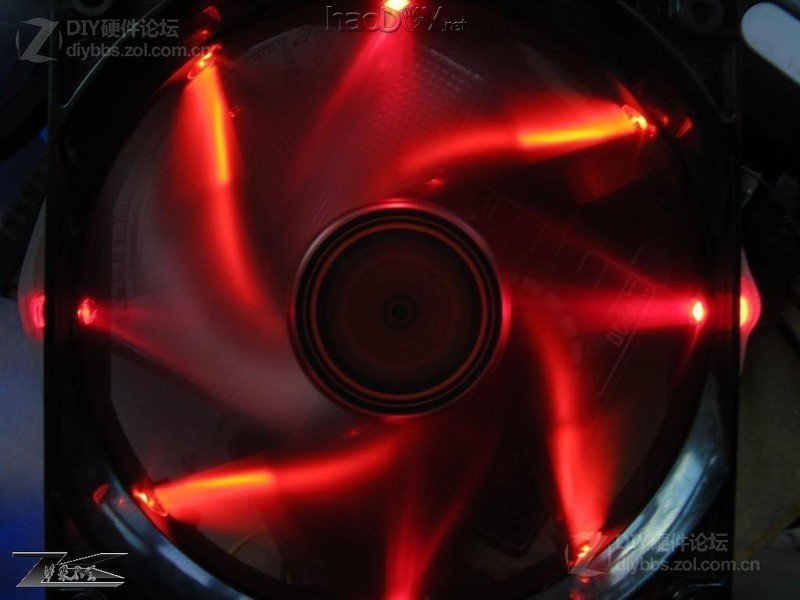 点击查看大图 屌丝散热器光污染cpu散热器改造