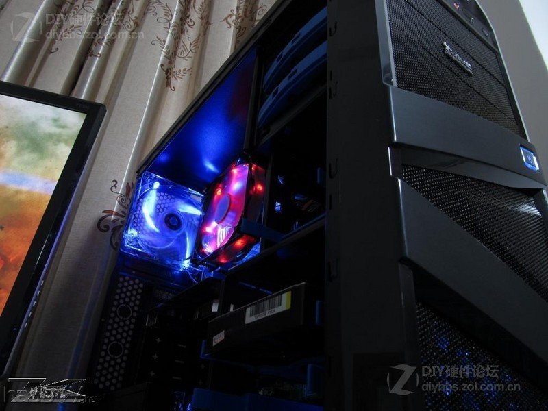 点击查看大图 屌丝散热器光污染cpu散热器改造