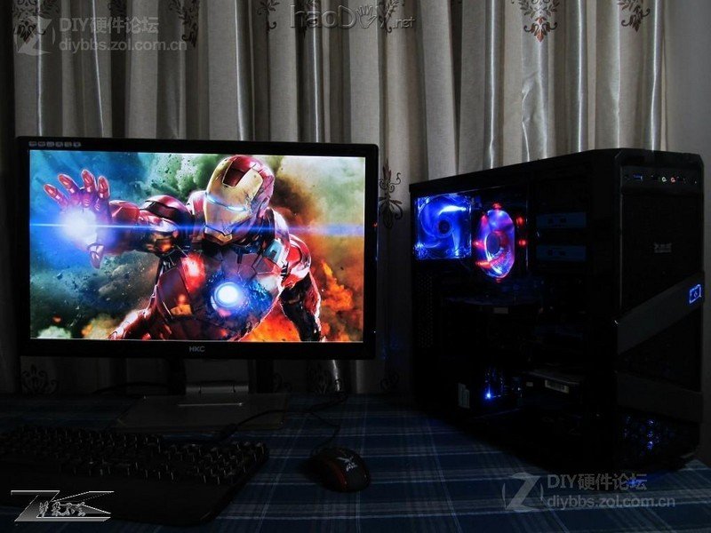 点击查看大图 屌丝散热器光污染cpu散热器改造