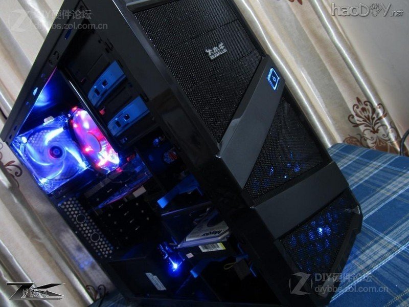 点击查看大图 屌丝散热器光污染cpu散热器改造