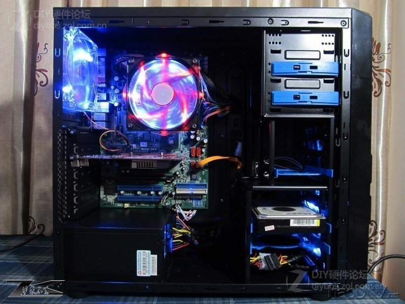 点击查看大图 屌丝散热器光污染cpu散热器改造