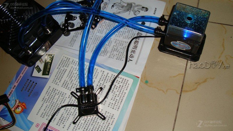 点击查看大图 屌丝也要玩显卡电脑水冷散热器