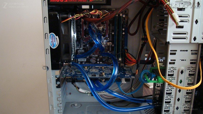 点击查看大图 屌丝也要玩显卡电脑水冷散热器