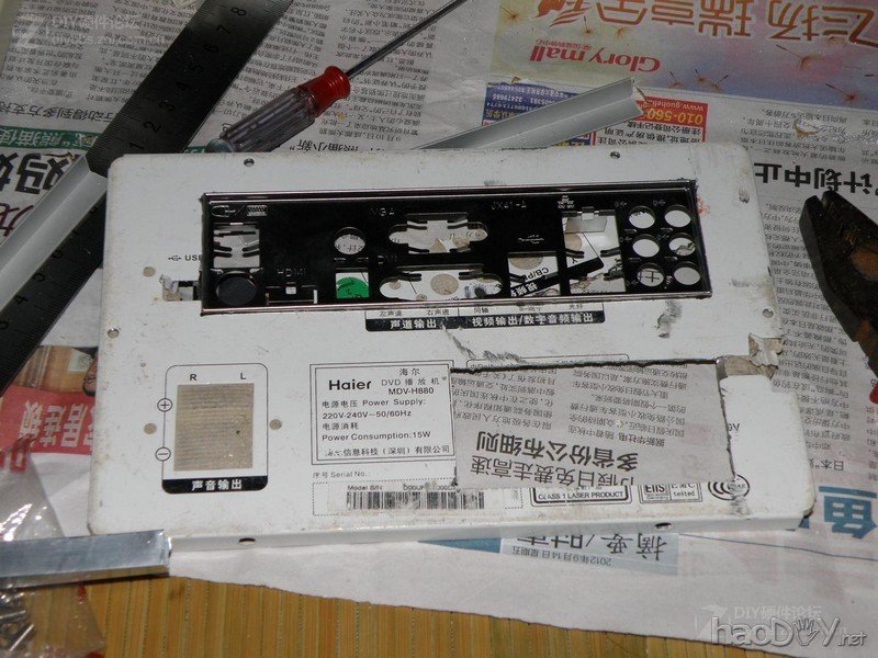 点击查看大图 经过两个月的折腾 终于整出来个能拿出手的改造电脑机箱