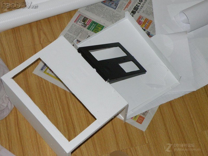 点击查看大图 经过两个月的折腾 终于整出来个能拿出手的改造电脑机箱