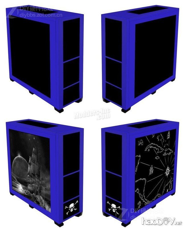 点击查看大图 蓝色复仇者,Bluebeards Revenge电脑机箱改造