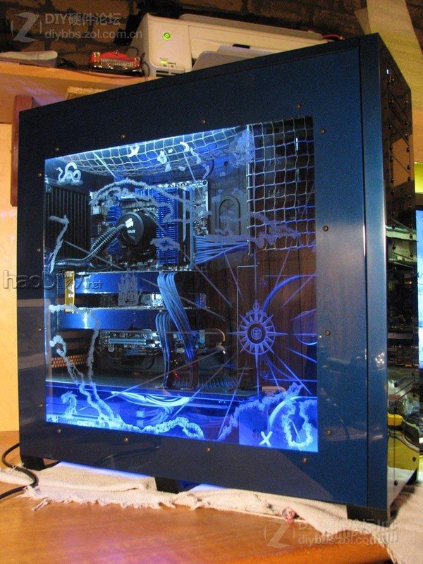 点击查看大图 蓝色复仇者,Bluebeards Revenge电脑机箱改造