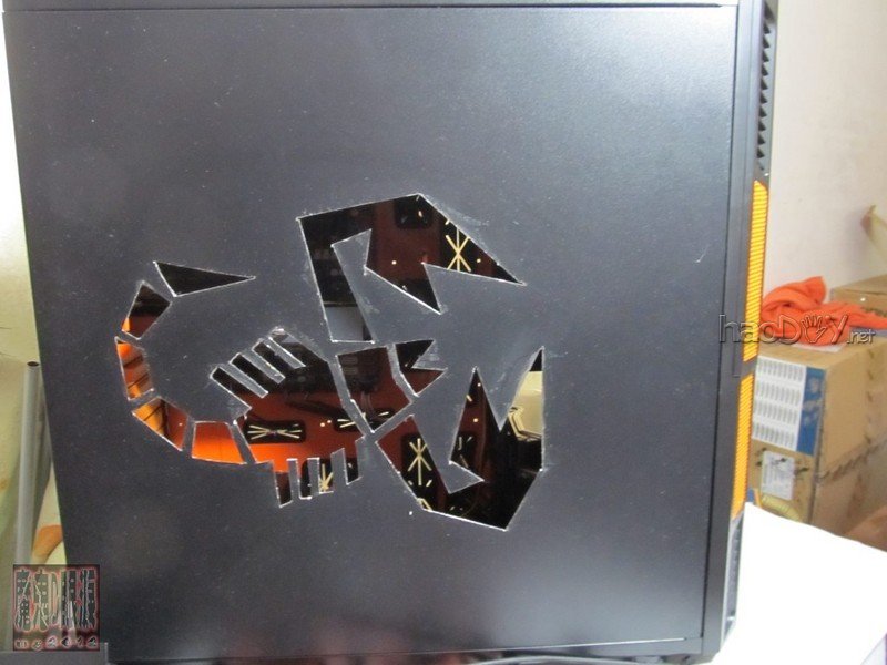 无语了,老妈说再折腾就把我工具丢出去,顶住压力,成功打造魔蝎机箱!图片31