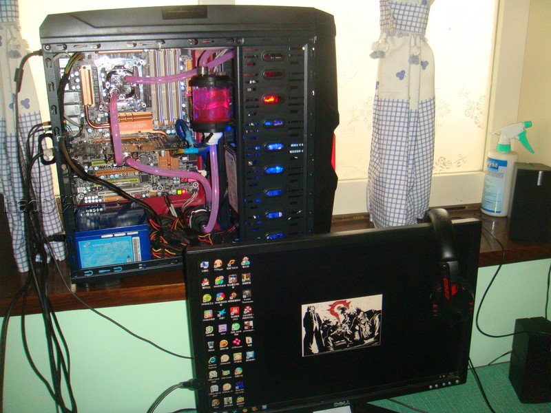 游戏悍将 魔兽部落V8,电脑cup水冷散热 作业