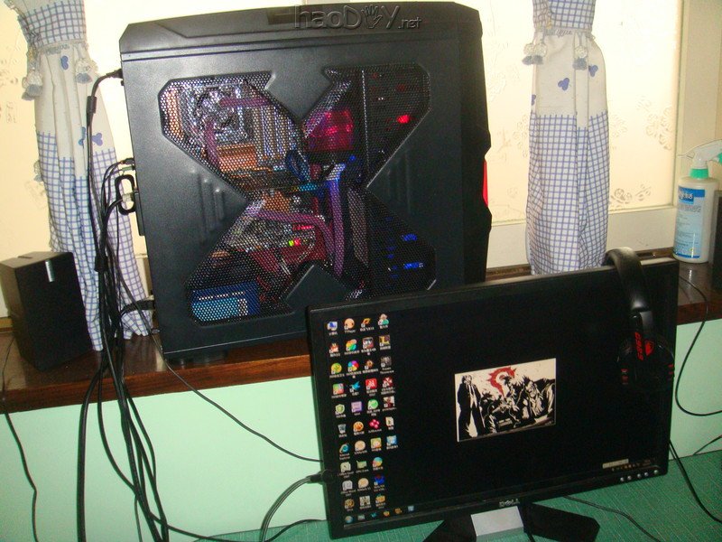 游戏悍将 魔兽部落V8,电脑cup水冷散热 作业