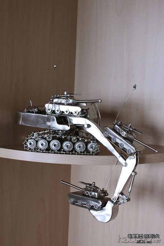 98.jpg DIY不锈钢小小坦克模型