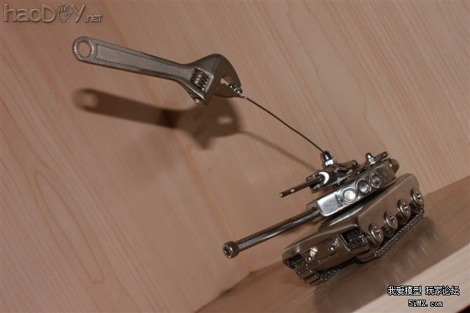 93.jpg DIY不锈钢小小坦克模型