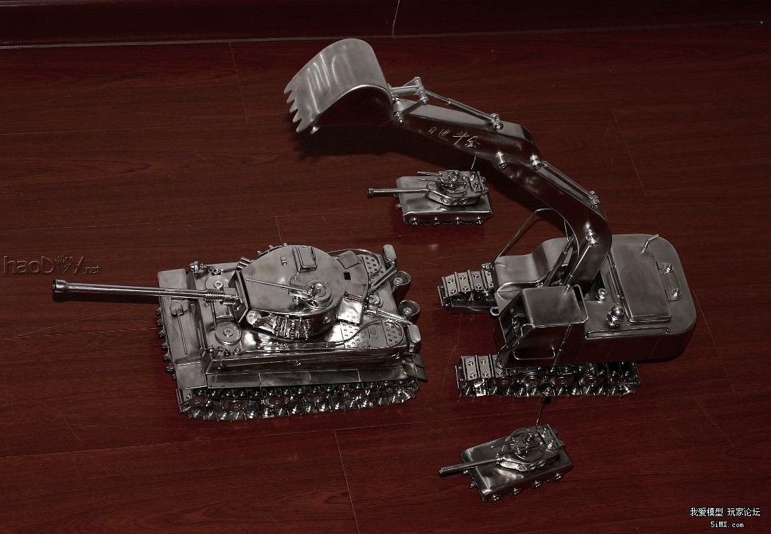 006.jpg DIY不锈钢小小坦克模型