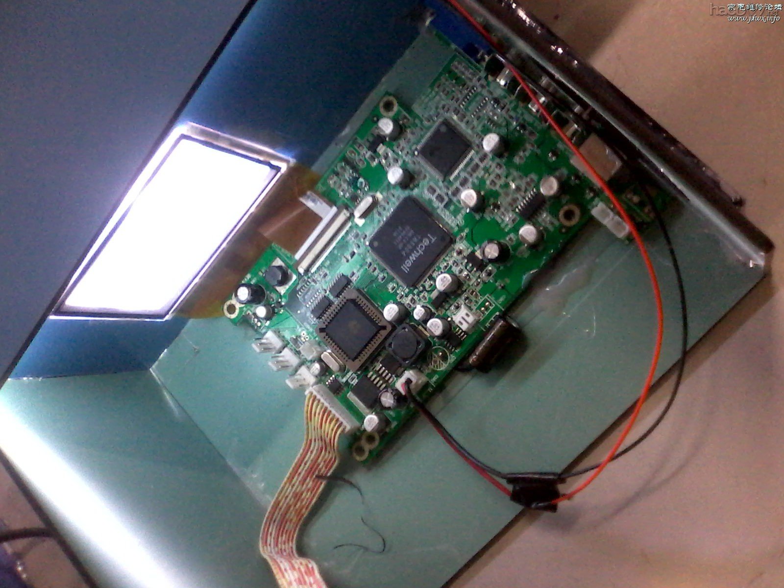 驱动板 刚刚自己做了一个diy投影机,嘿嘿