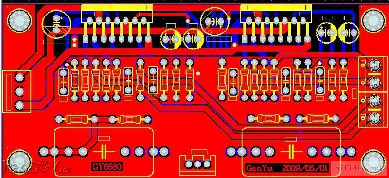 LM4766_BTL设计图.jpg 再次制作环氧树脂板机箱的LM4766BTL卡拉OK功放