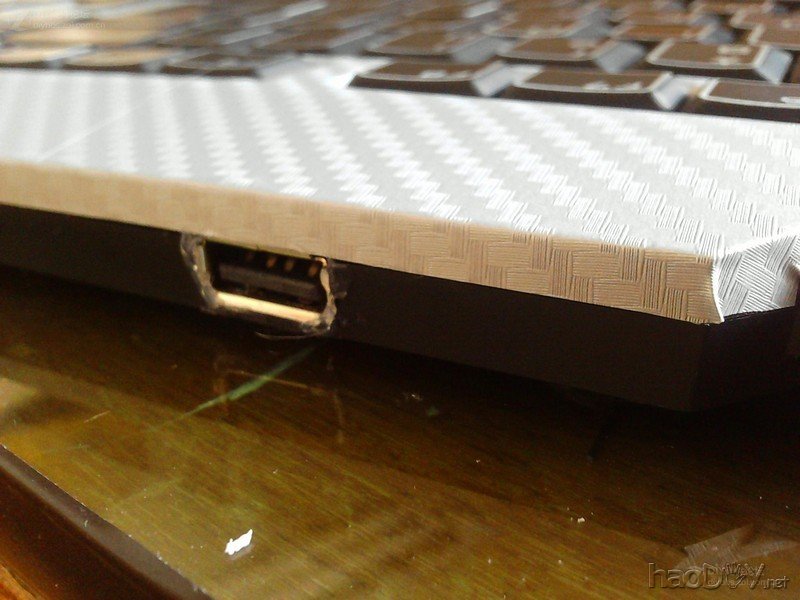 点击查看大图 NOPPOO MINI 84 键盘边框底壳喷漆+全彩键帽+活动便携数据线接口