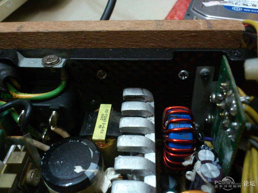 点击查看原图 最近拼的ITX木箱电脑一体机,烂测试平台