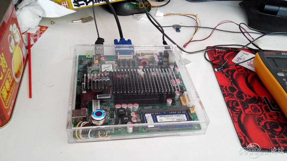 点击查看原图 手工透明机箱电脑主机第二代