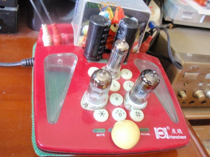 利用废座机DIY制作6N1电子管前级胆机