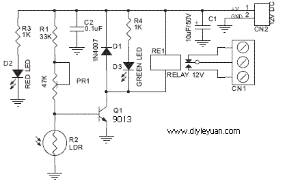 光控开关的制作