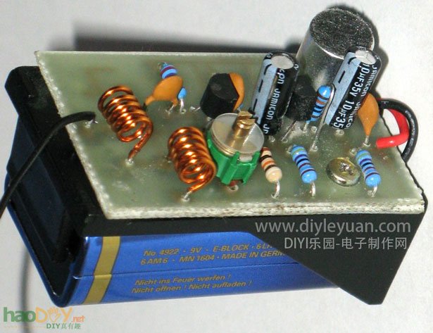 便携式调频无线话筒mic麦克风发射器的制作