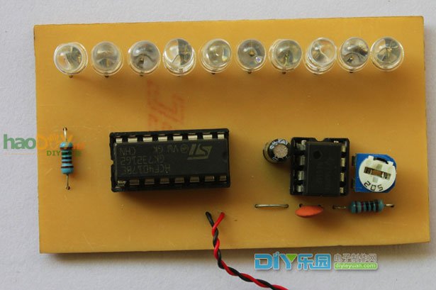 CD4017流水灯led电路的制作