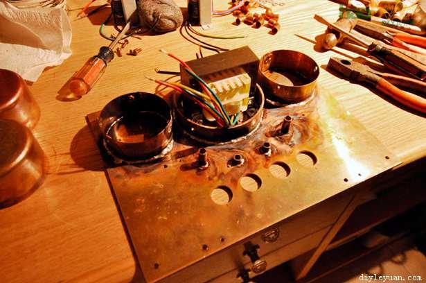 制作一个蒸汽机电子管功率放大器功放胆机