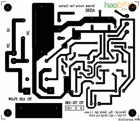 烟雾探测器PCB线路图